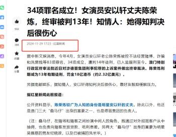 获利超15亿！34项罪名成立，知名女星安以轩丈夫终审获刑13年  -图16